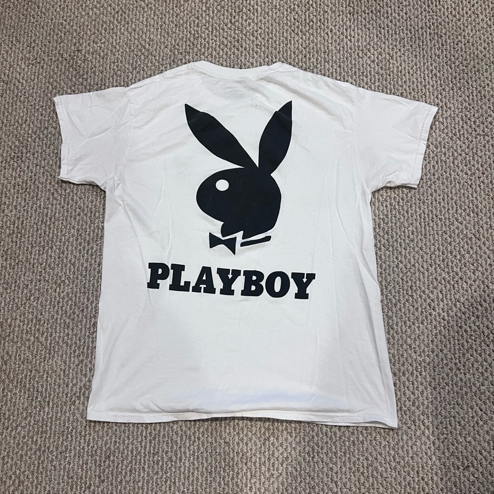 Playboy Mens White T-Shirt